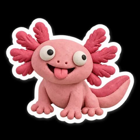 axolotl sticker