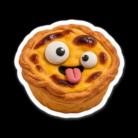 pastel de nata sticker