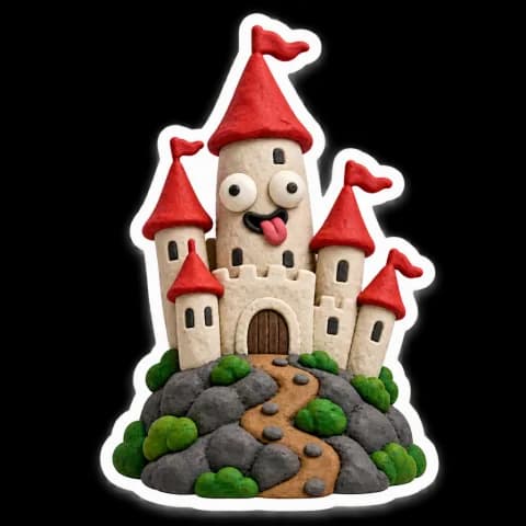 bran castle sticker
