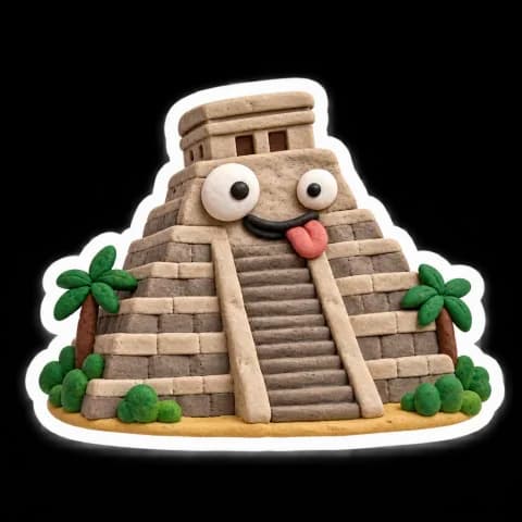 chichen itza sticker