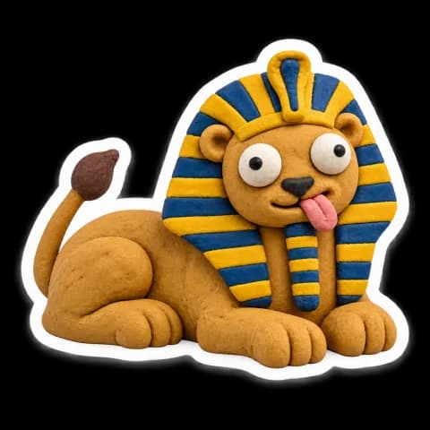 great sphinx sticker